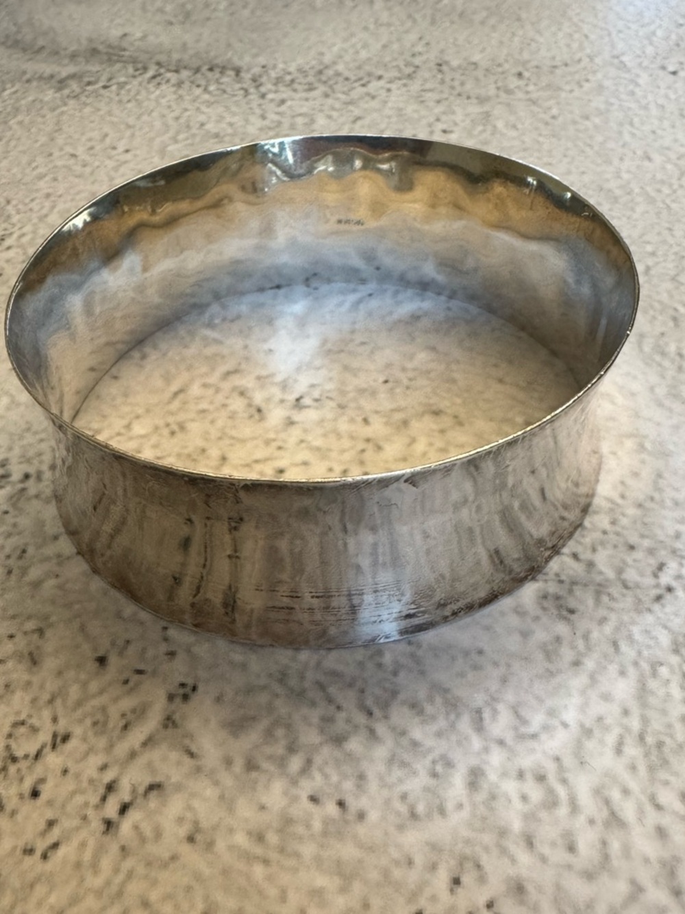 Robert Lee Morris Sterling Silver Hammered Cuff Bracelet